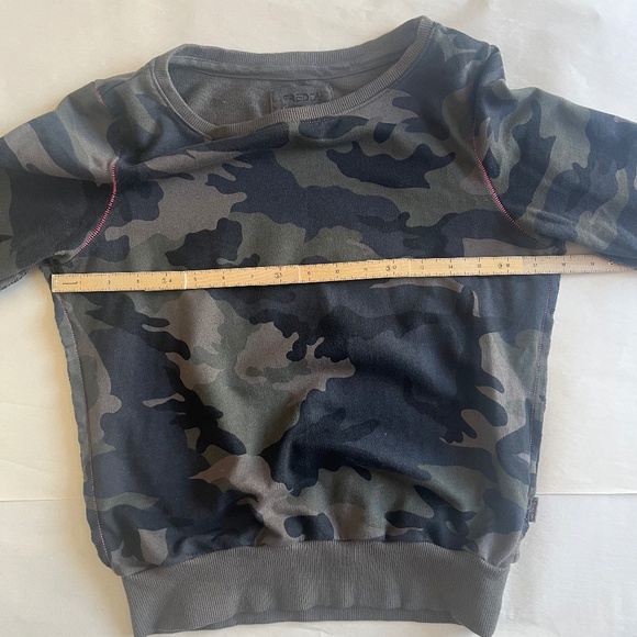 Freddy Camouflage Green Casual Pink Stitching Detail Sweatshirt Top Sweater 4 S - Picture 15 of 15
